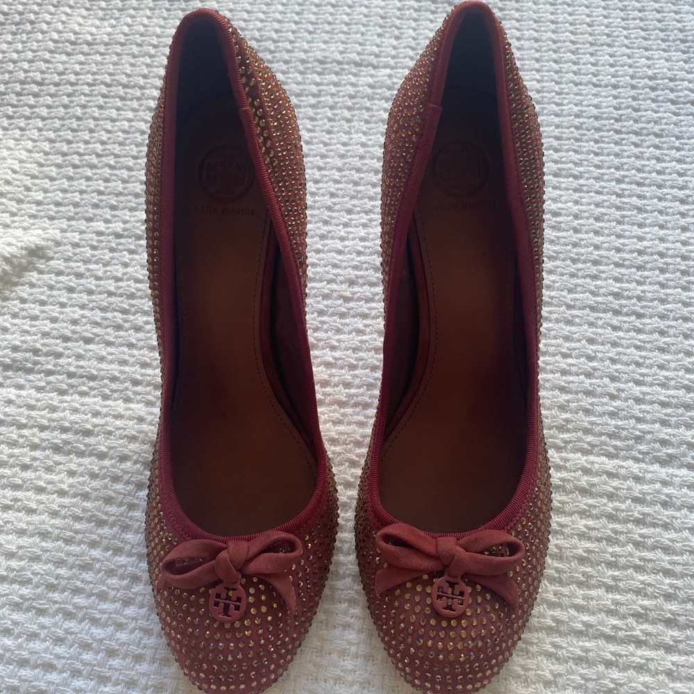 Dusty Rose Tory Burch Heels